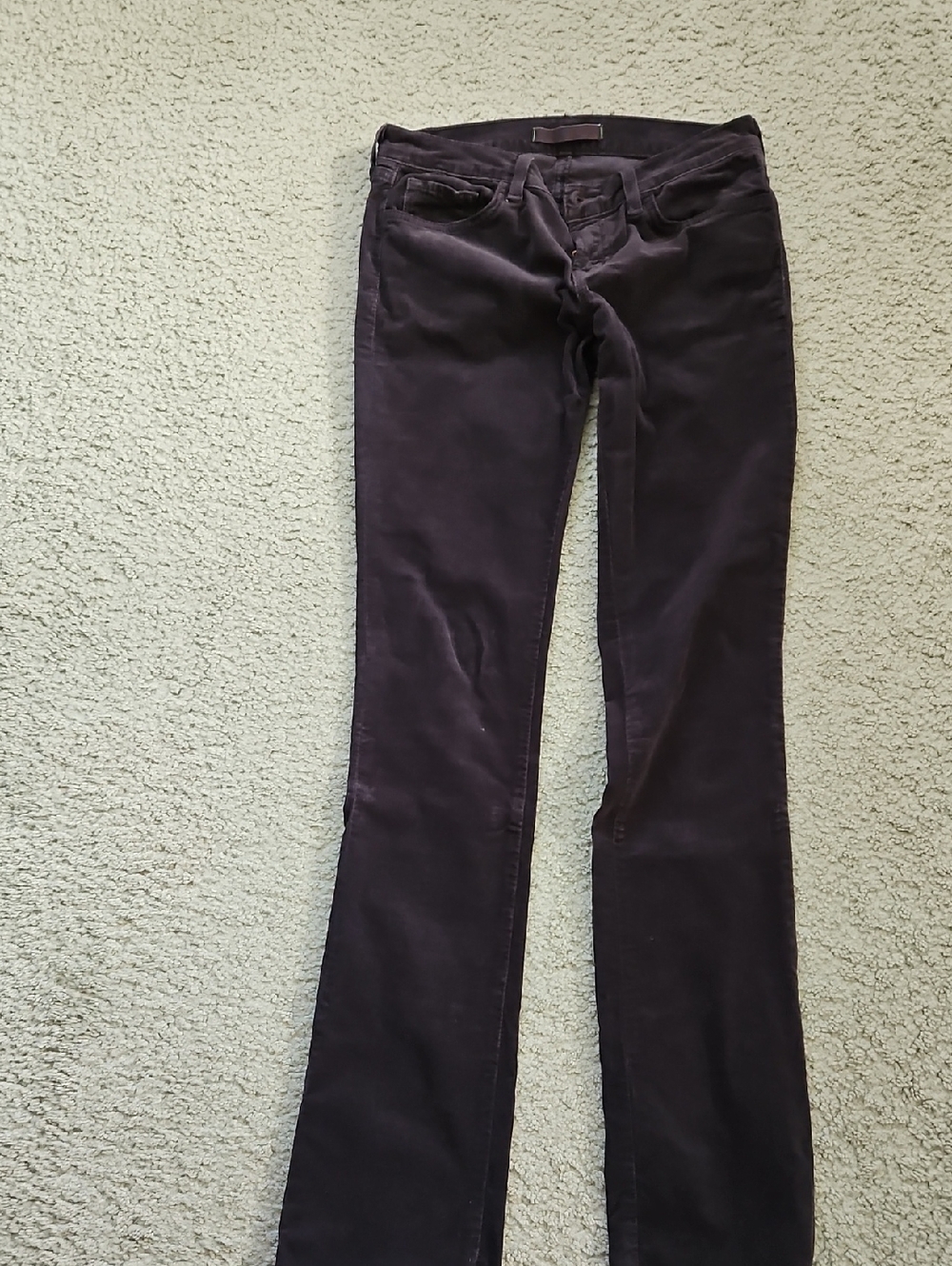 Women's Dark Brown Slim Bootcut Jeans